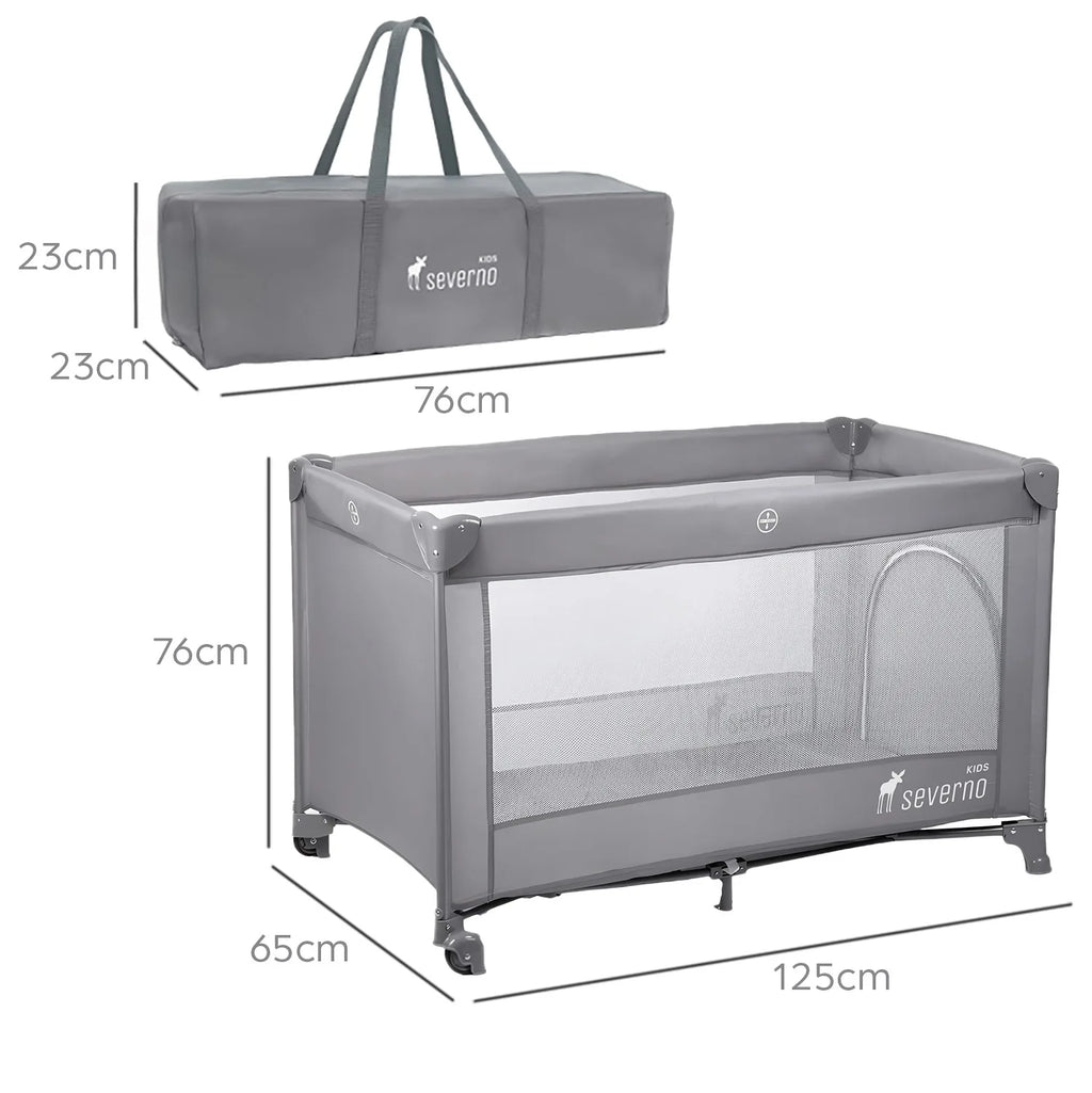 Lit de Voyage Pliable a Roulettes