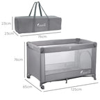 Lit de Voyage Pliable a Roulettes