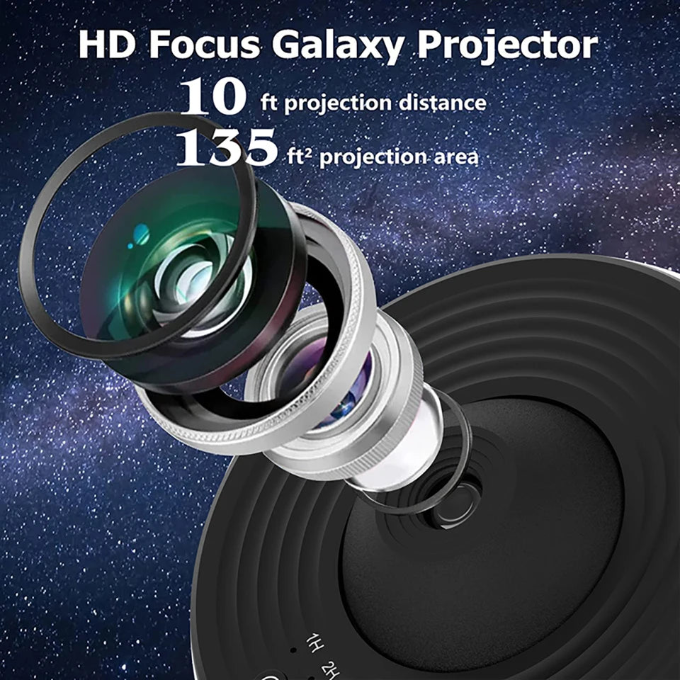 Veilleuse Galaxie Rotative 360° | Veilleuse pour enfants