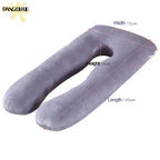 PANGDUBE Oreiller de grossesse 130*70cm Oreiller de taille pour femmes enceintes Oreiller d'allaitement Coussin d'allaitement pour femmes