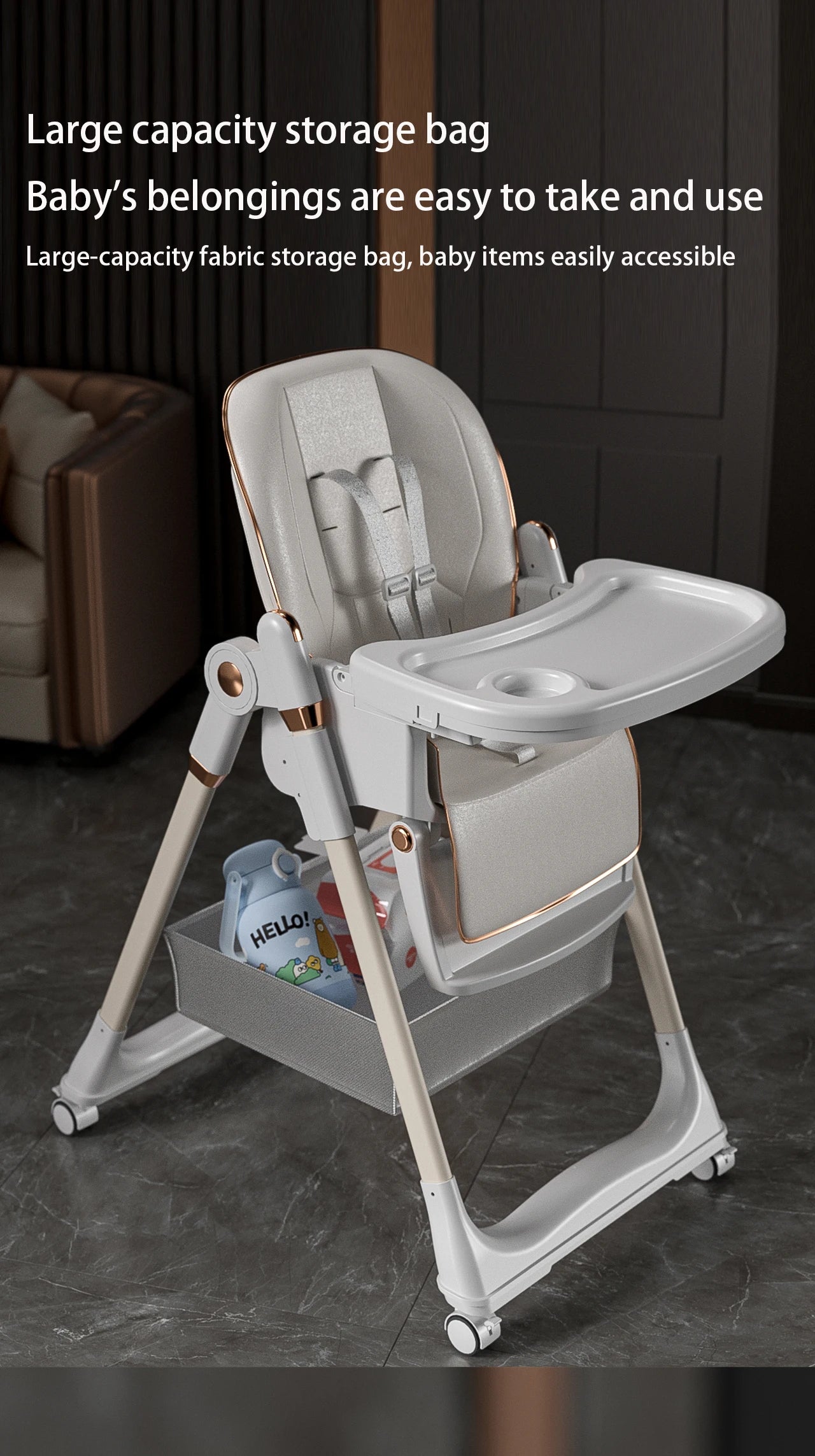 Baby High Chair Baby Seat Baby Food Chair Dining Chair Baby Feeding Chair High Chair for Baby bebe Chair Mother Kids Baby Items