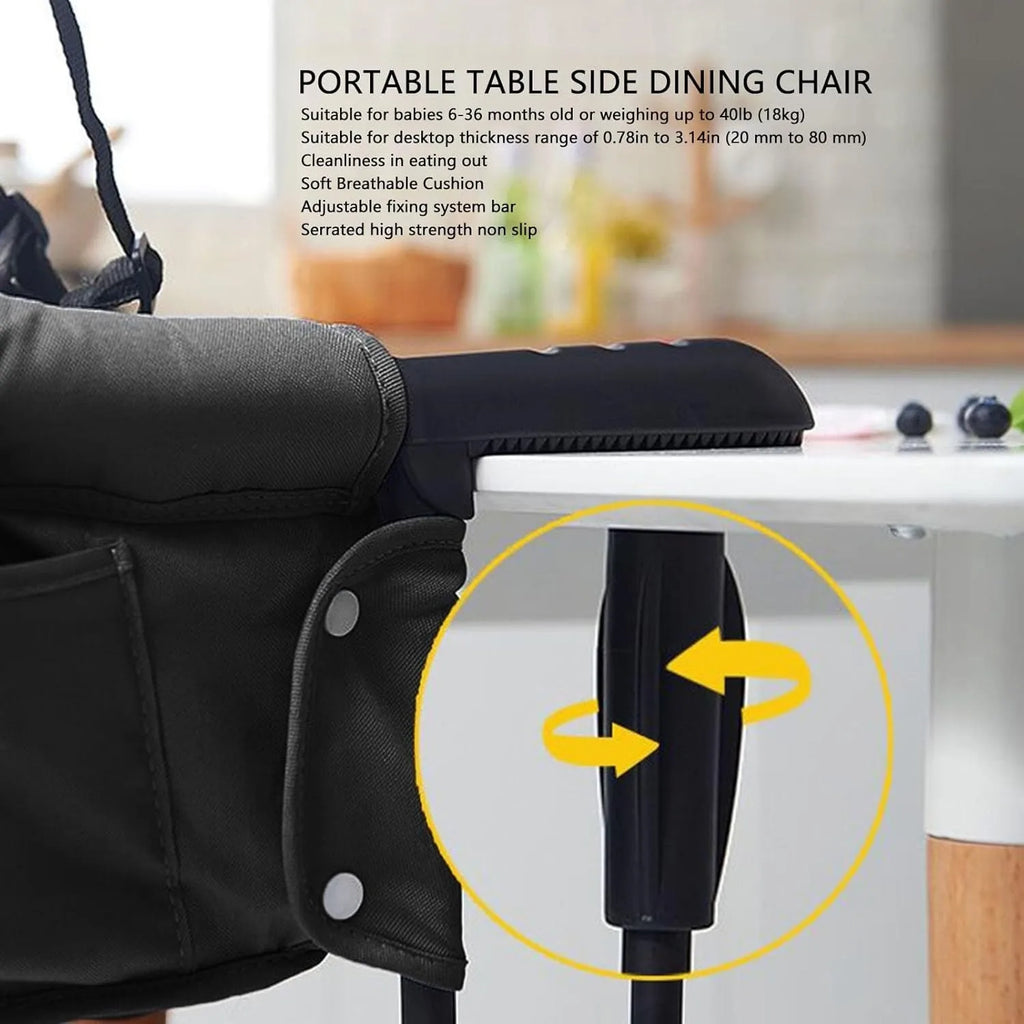 Chaise Bébé de Table Pliable à Clipser