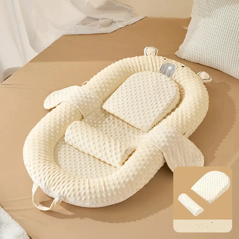 Newborn Baby Anti Startle Jumping Floor Wake-up Mat Spitting Milk Slope Mat BedMiddle Bed Baby Bed Soothing Sleeping ArtifactBed