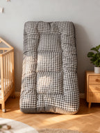 Children's Lace Cushion Gauze Beanie Velvet Mattress Warm Newborn Mattress Autumn and Winter Cotton Washable Baby Mattress