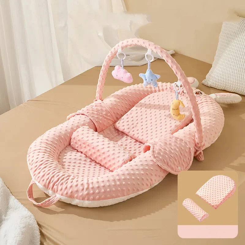 Newborn Baby Anti Startle Jumping Floor Wake-up Mat Spitting Milk Slope Mat BedMiddle Bed Baby Bed Soothing Sleeping ArtifactBed