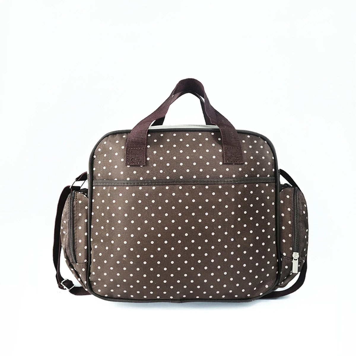 Fashion dot one shoulder mommy bag; Large capacity diagonal cross mother baby bag; Small and lightweight portable diaper bag