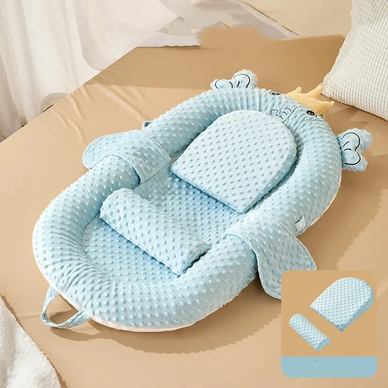 Newborn Baby Anti Startle Jumping Floor Wake-up Mat Spitting Milk Slope Mat BedMiddle Bed Baby Bed Soothing Sleeping ArtifactBed