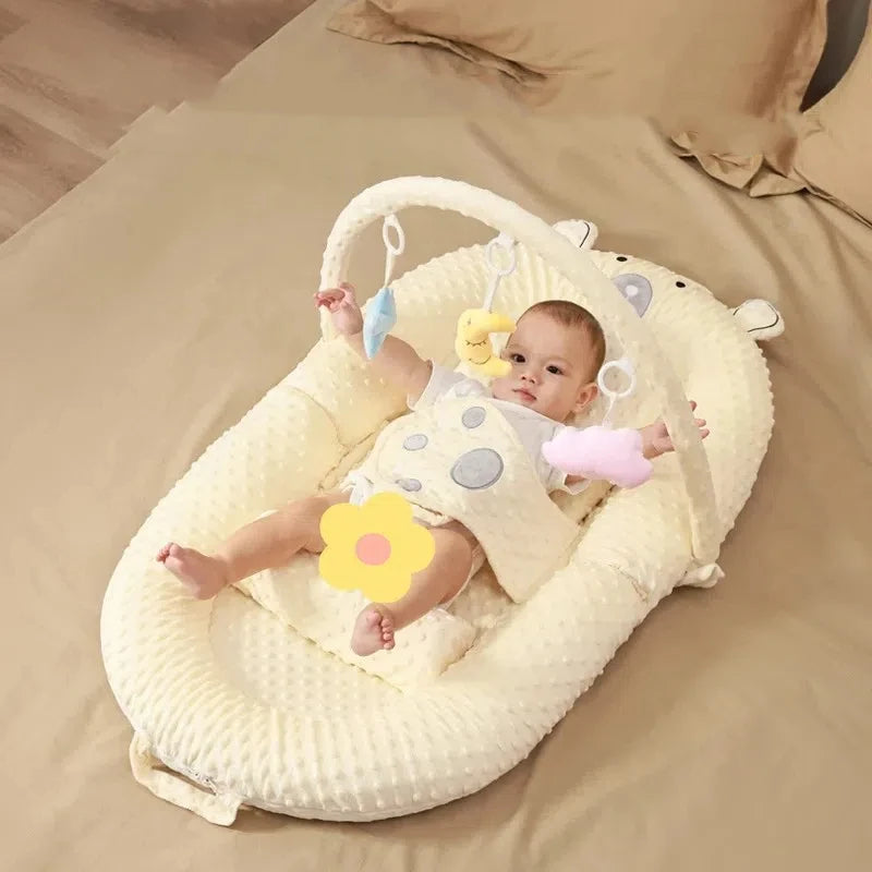 Newborn Baby Anti Startle Jumping Floor Wake-up Mat Spitting Milk Slope Mat BedMiddle Bed Baby Bed Soothing Sleeping ArtifactBed