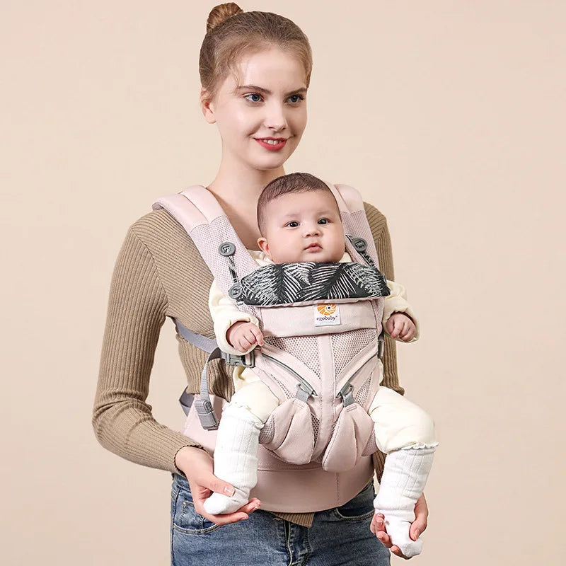 Porte-Bébé Ergonomique en Coton Respirant