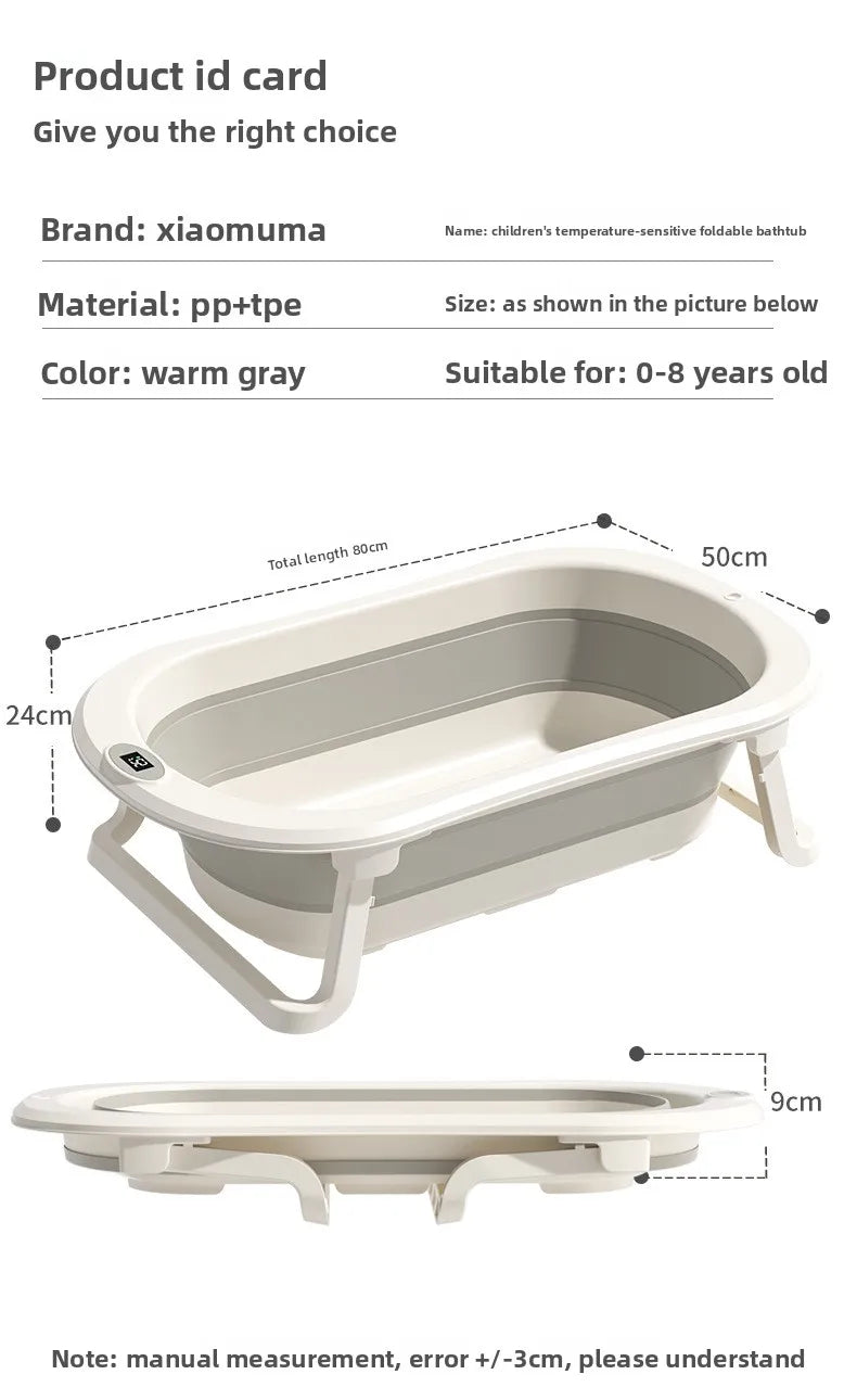 Baignoire Bébé Pliable et Portable