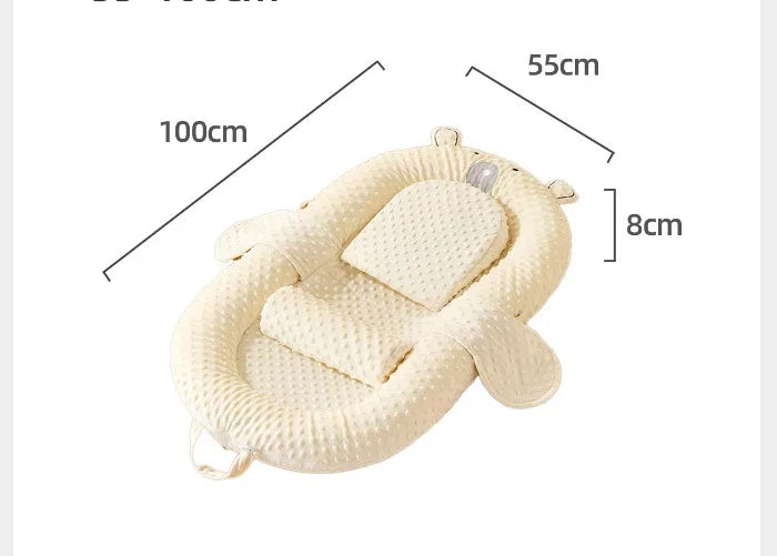 Newborn Baby Anti Startle Jumping Floor Wake-up Mat Spitting Milk Slope Mat BedMiddle Bed Baby Bed Soothing Sleeping ArtifactBed