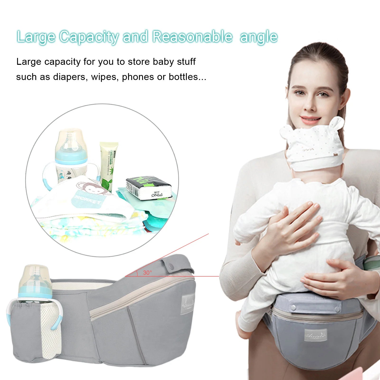 Sac à dos Porte-bébé 4 en 1