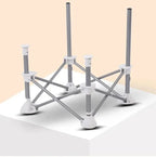 Outdoor Foldable Portable Compact Baby Chair With Safe Belt Good Aluminium Alloy Chair For Travel Camping Picnics High Quality