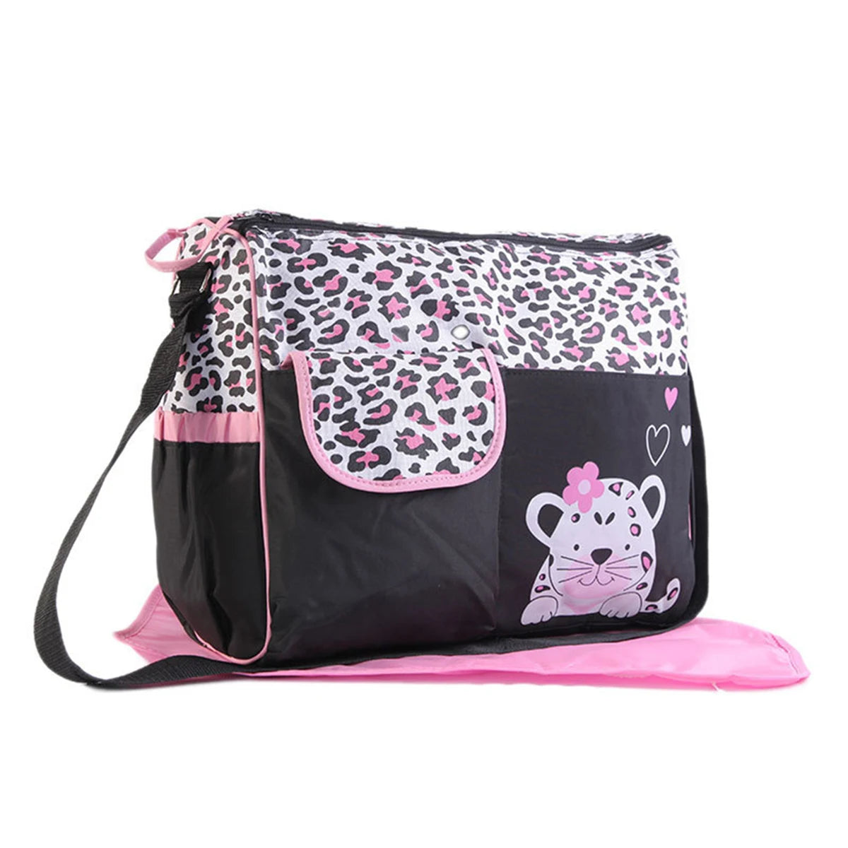Fashion cartoon giraffe mommy bag large capacity multifunctional oblique span one shoulder mother-and-baby bag diaper bag