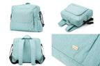 Soboba Solid Diaper Bag Fashion Waterproof Multi-functional Diaper Backpack Nursing Changing Bag for Baby Large Stylish Bag