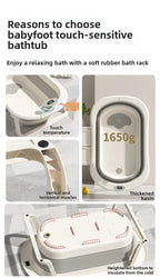 Baignoire Bébé Pliable et Portable