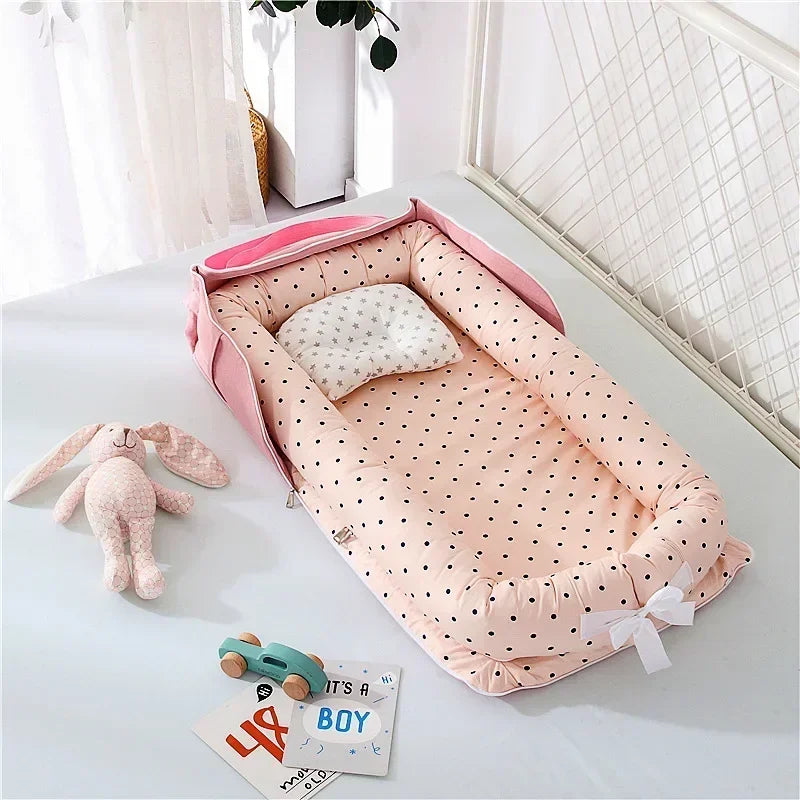 New Folding Baby Sleeping Nest Newborn Bed Crib Travel Playpen Mattress Child Toddler Playpens Photography Cama Bebe with Pillow