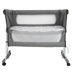 Lit bébé 3-en-1, berceau bébé avec moustiquaire, lit de voyage avec matelas, réglable, avec panier de rangement, nid mobile bébé