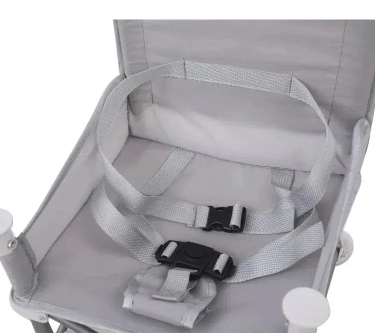 Outdoor Foldable Portable Compact Baby Chair With Safe Belt Good Aluminium Alloy Chair For Travel Camping Picnics High Quality