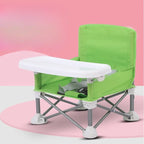 Portable Foldable High Chair for Babies Lightweight Travel Feeding Chair with Tray for Toddlers Kids Mealtime