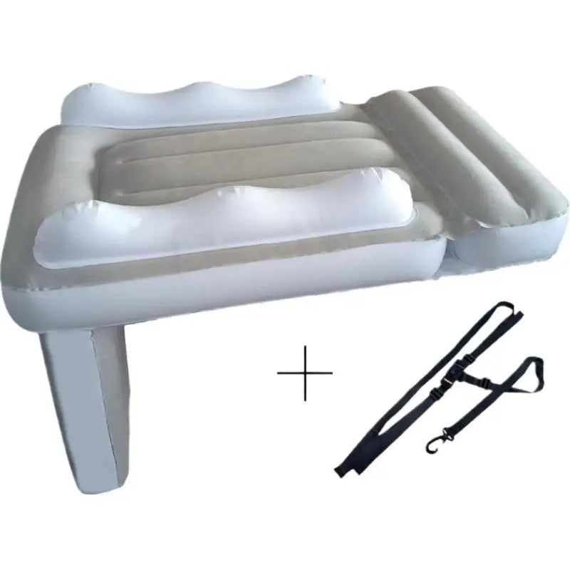 Inflatable Car Airplane Bed Mattress Air Bed Seat For Kid Baby Extender Sleeping Mattress Seat For Travel Car Road Trip