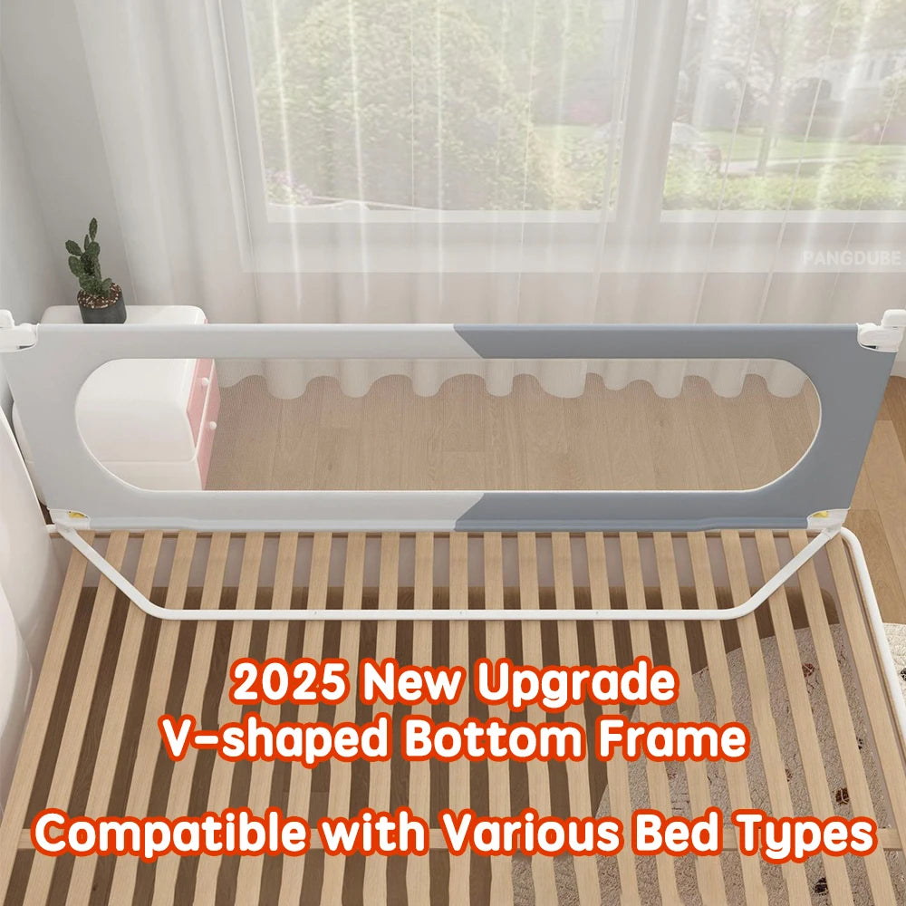 PANGDUBE 1pc Baby Playpen Bed Rail Guard for Kid Bed Guardrail Screw-free Installation Barrier for Bed Protection for Baby Fence