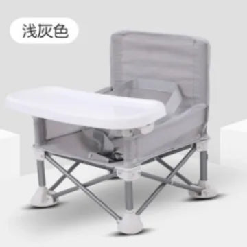Portable Foldable High Chair for Babies Lightweight Travel Feeding Chair with Tray for Toddlers Kids Mealtime