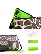 Fashion cartoon giraffe mommy bag large capacity multifunctional oblique span one shoulder mother-and-baby bag diaper bag