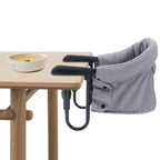 Clip On High Chair Fold-flat Storage Portable Feeding Seat High Load Design Attach To Fast Table Chair For 0-24 Months At Home