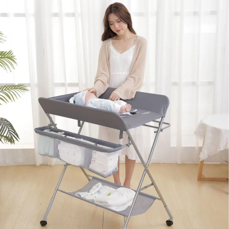 Table à Langer Bébé Pliable & Portable – Design Ergonomique
