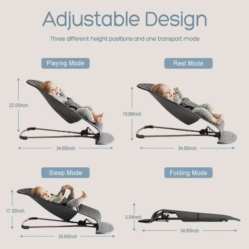 Transat Bébé Pliable avec Jouets
