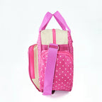 Fashion dot one shoulder mommy bag; Large capacity diagonal cross mother baby bag; Small and lightweight portable diaper bag