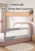 PANGDUBE 1pc Baby Playpen Bed Rail Guard for Kid Bed Guardrail Screw-free Installation Barrier for Bed Protection for Baby Fence