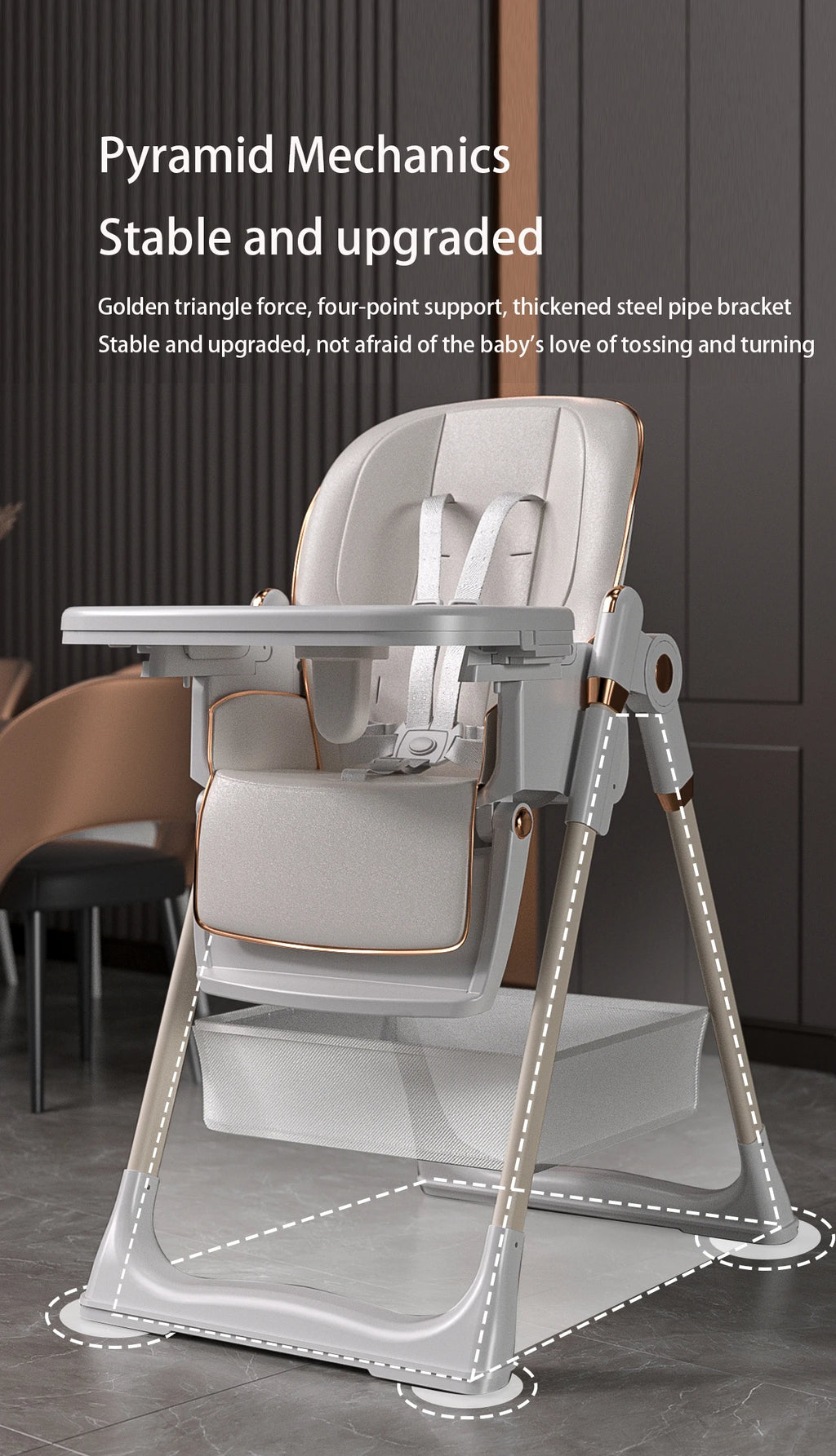 Baby High Chair Baby Seat Baby Food Chair Dining Chair Baby Feeding Chair High Chair for Baby bebe Chair Mother Kids Baby Items