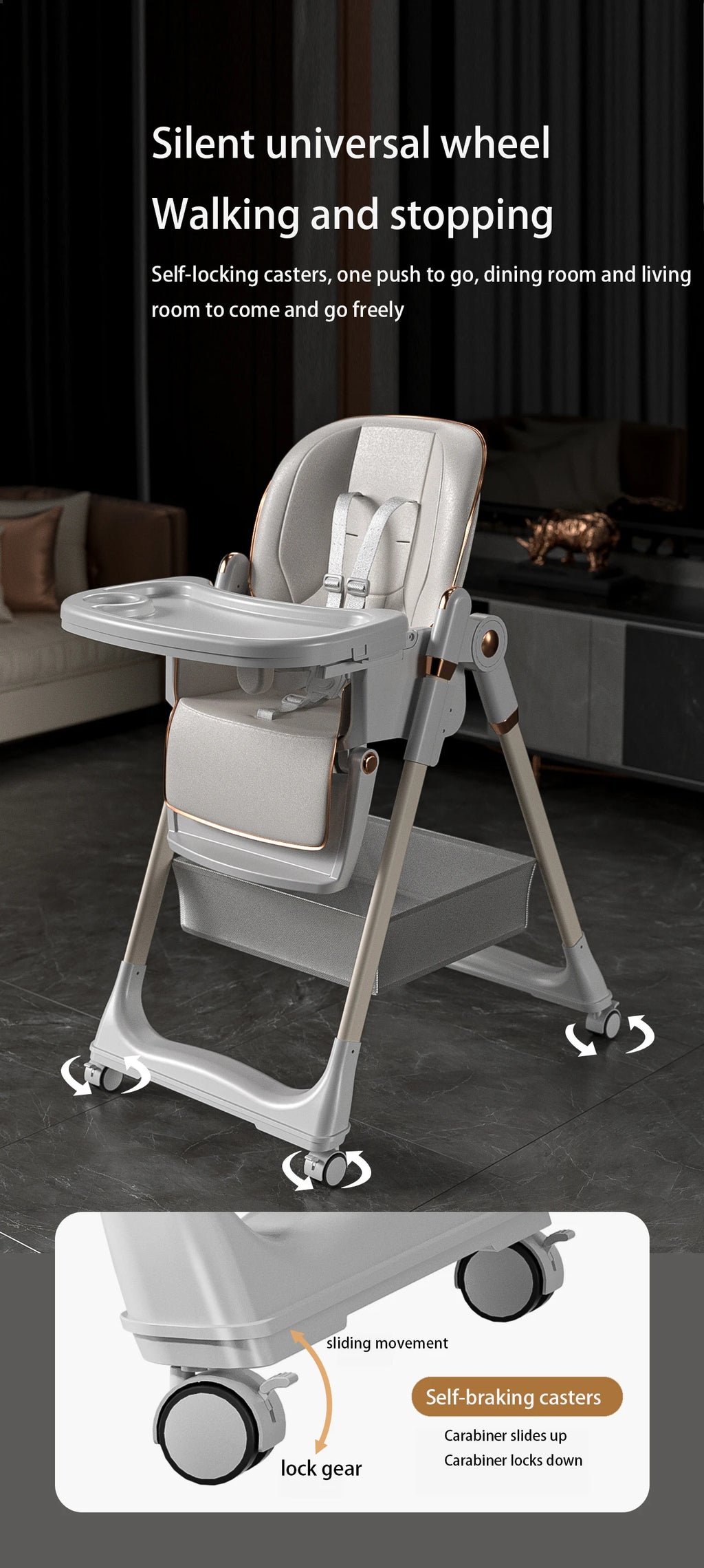 Baby High Chair Baby Seat Baby Food Chair Dining Chair Baby Feeding Chair High Chair for Baby bebe Chair Mother Kids Baby Items