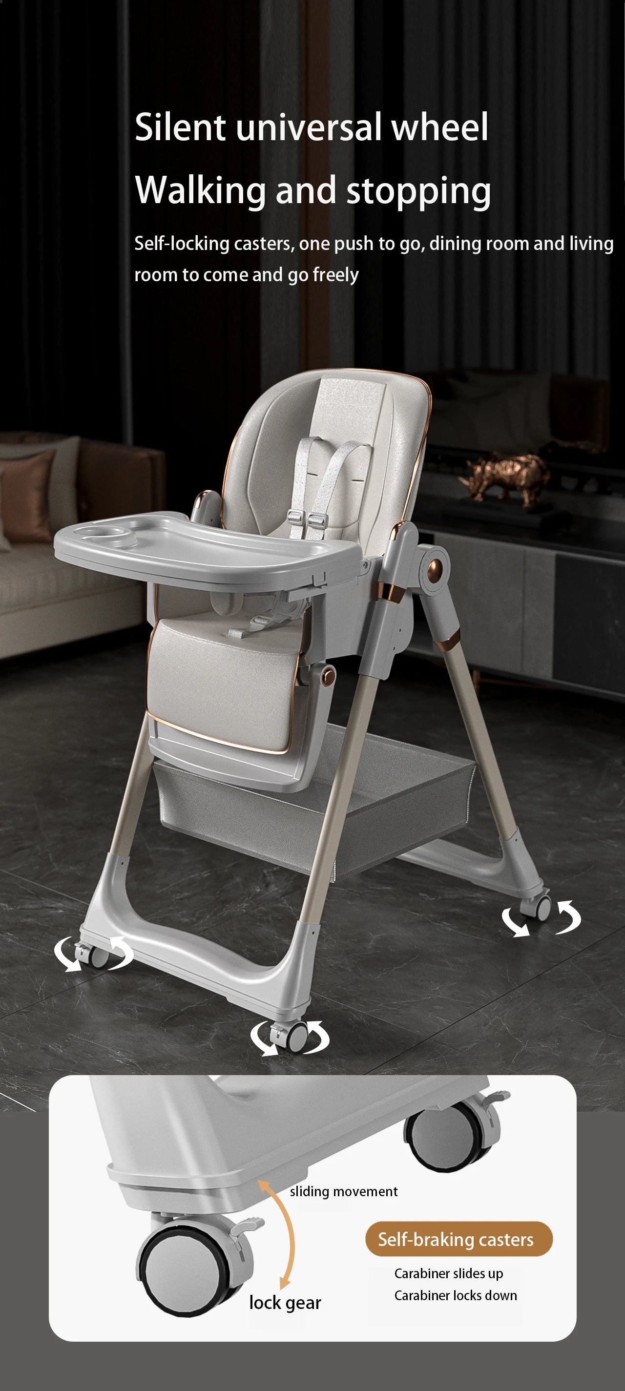 Baby High Chair Baby Seat Baby Food Chair Dining Chair Baby Feeding Chair High Chair for Baby bebe Chair Mother Kids Baby Items