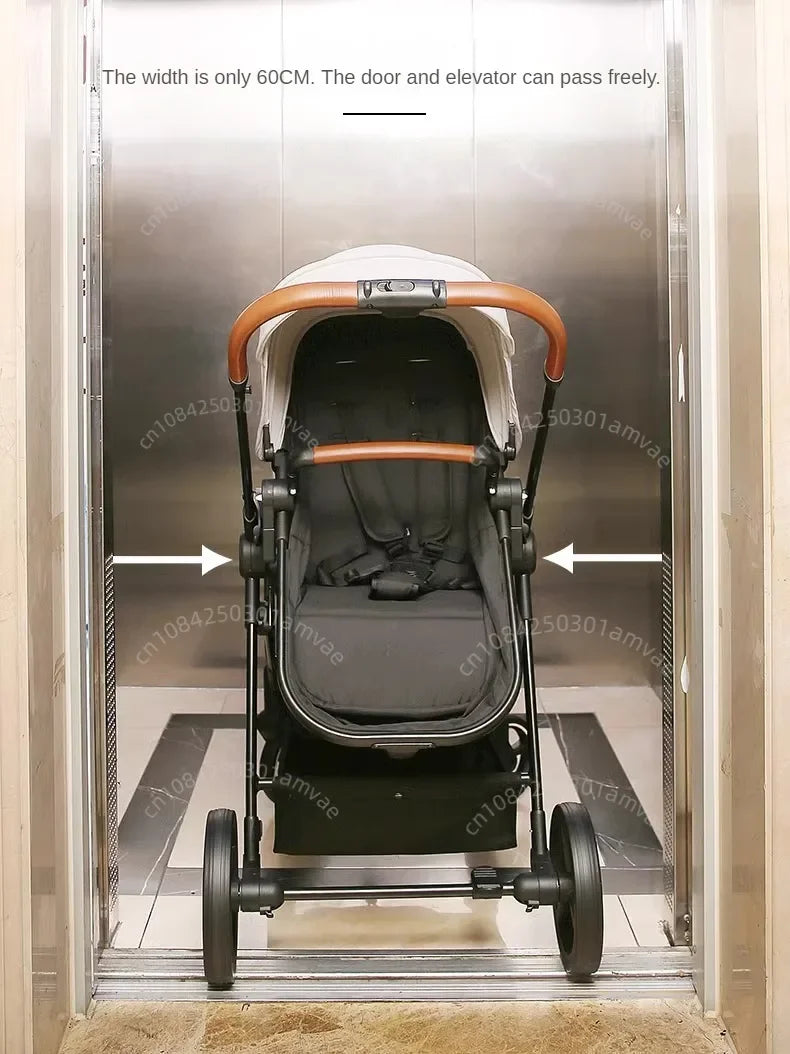 Poussette Double Légère 2-en-1 Pliable
