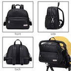 Soboba Stylish Diaper Backpack for Women Solid Fashion Waterproof Large Capacity Multi-funcional Nappy Changing Bag with 2 Strap