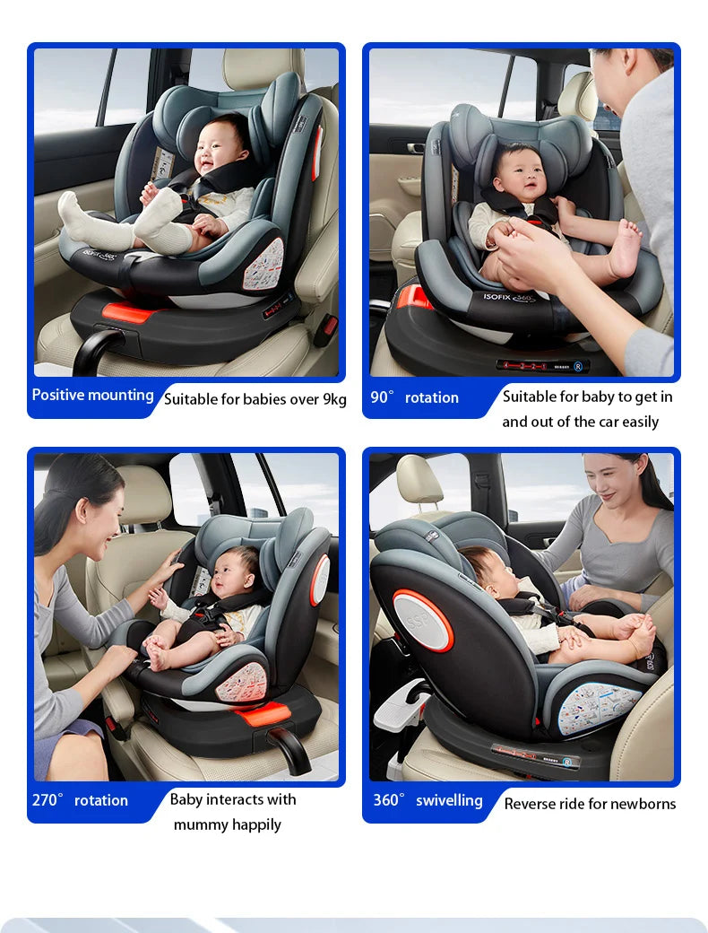 Baby Car Seat ISOFIX car seat Infant Safety Car Seats Child Safety Convertible Child Safety Car Seats 360° Rotatable ECE R129