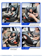 Baby Car Seat ISOFIX car seat Infant Safety Car Seats Child Safety Convertible Child Safety Car Seats 360° Rotatable ECE R129