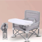 Outdoor Foldable Portable Compact Baby Chair With Safe Belt Good Aluminium Alloy Chair For Travel Camping Picnics High Quality