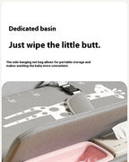 Multifunctional Baby Diaper-Changing Table Adjustable Baby Baby Caring Table Newborn Removable Folding Diaper Changing Table