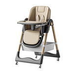 PANGDUBE Baby High Chair for Feeding Reclining, Folding and Lifting Baby Eating Chair with Wheels High Chair for Babies Seats