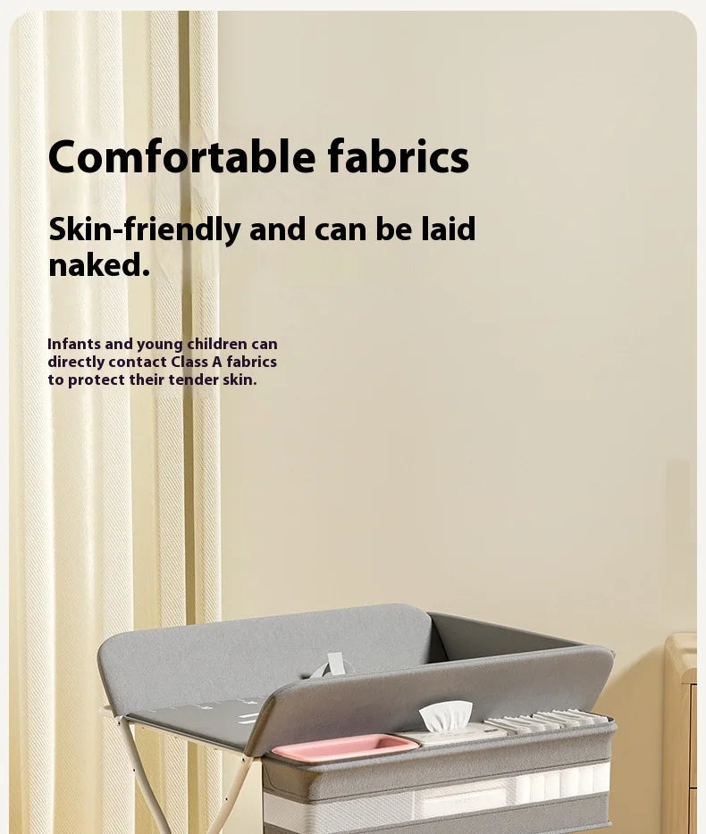 Multifunctional Baby Diaper-Changing Table Adjustable Baby Baby Caring Table Newborn Removable Folding Diaper Changing Table