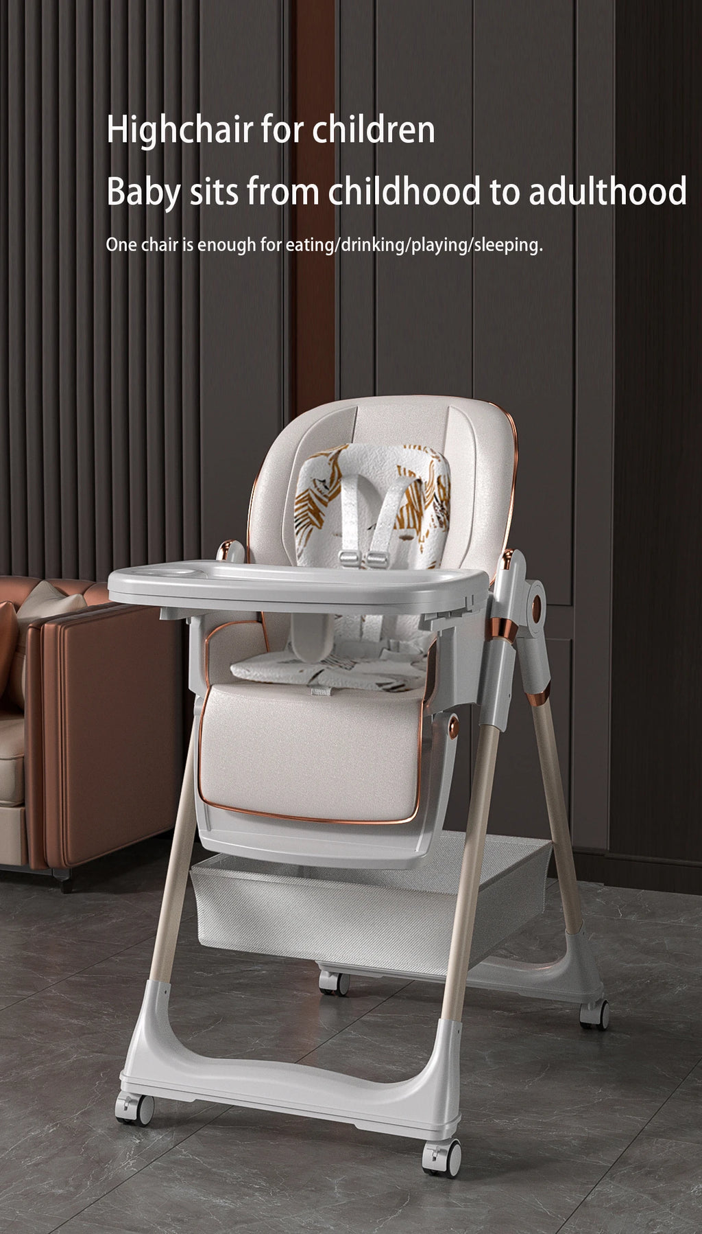 Baby Feeding Baby Dining Chair Baby HIgh Chair Feeding Chair For Babies baby Food Chair Baby Accessories Multifunctional Infant Kids Mother-Kids Eating Chair Baby Dining Table and Chair Baby High Chair with Safety Belt Adjust