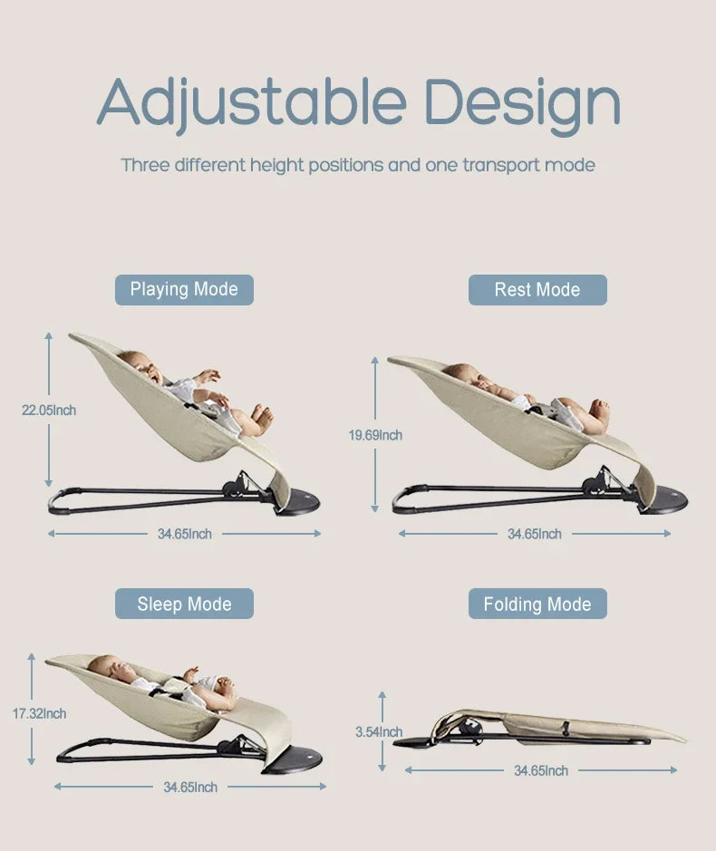 Transat Bébé Pliable avec Jouets