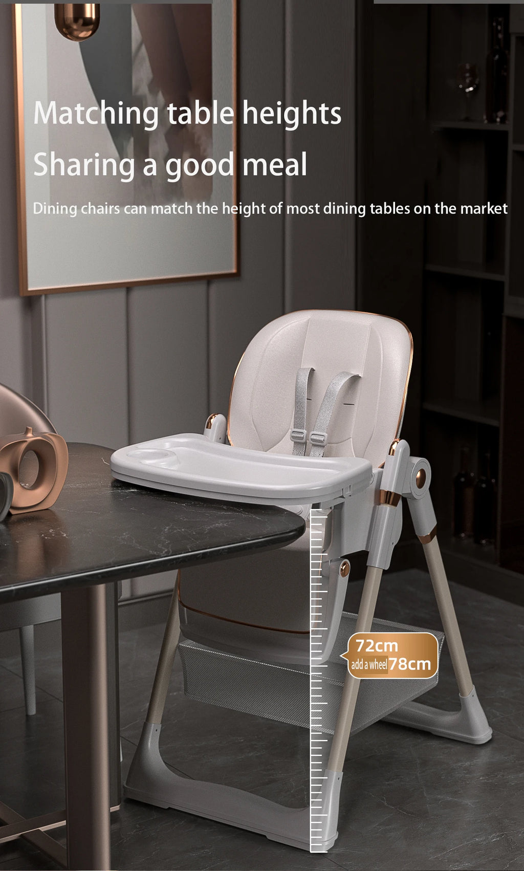 Baby High Chair Baby Seat Baby Food Chair Dining Chair Baby Feeding Chair High Chair for Baby bebe Chair Mother Kids Baby Items
