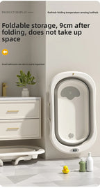 Baignoire Bébé Pliable et Portable