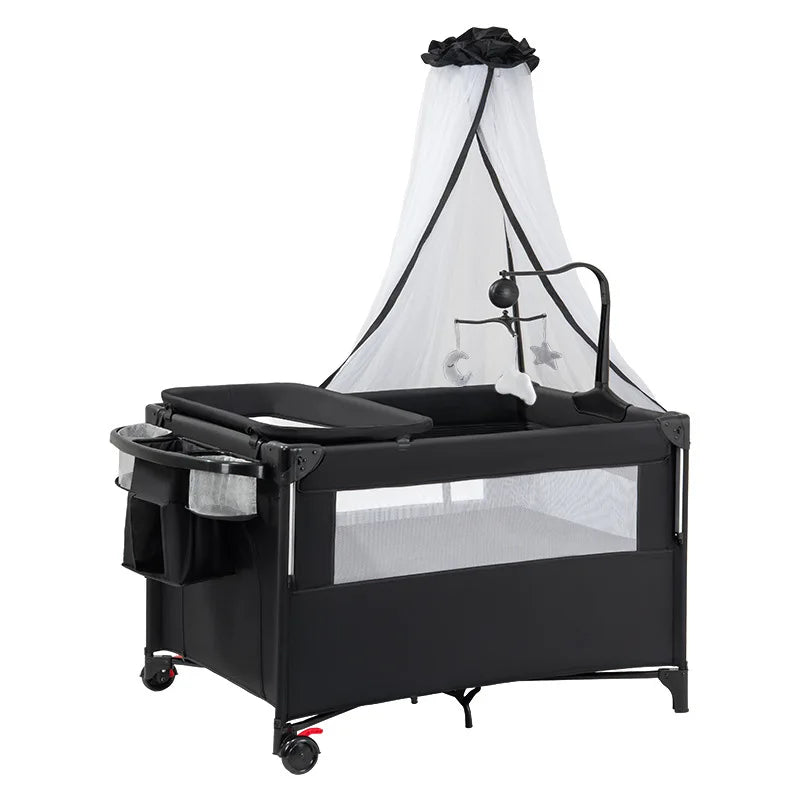 Lit Bébé Pliable Multifonction