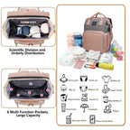Sac à Dos de Maternité 2 en 1 – Lit Bébé Pliable & Sac de Voyage Grande Capacité
